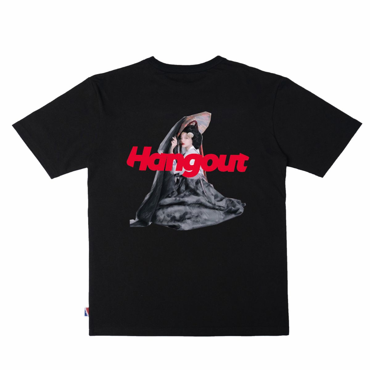 행아웃(HANGOUT) 어우동 티셔츠 (블랙)