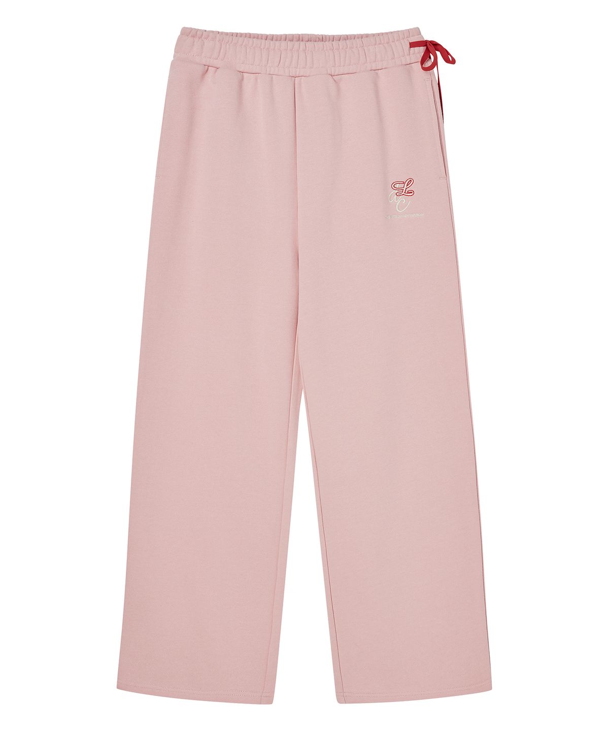 델리센트(DELICCENT) 와이드 스웨트 팬츠 [PINK]