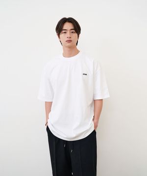 CRMS 베이직 고밀도 반팔티 (White)