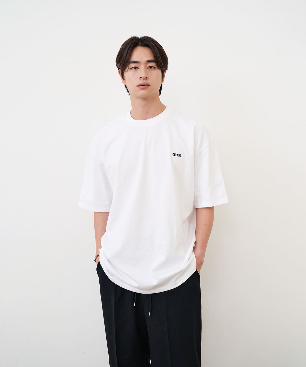 크레드먼스(CREEDMENS) CRMS 베이직 고밀도 반팔티 (White)