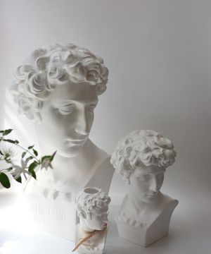 대형 석고 조각상 화병 4종