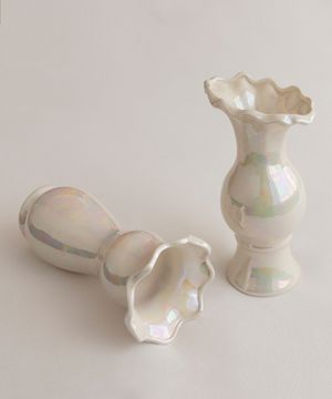 오로라 세라믹 화병 2종