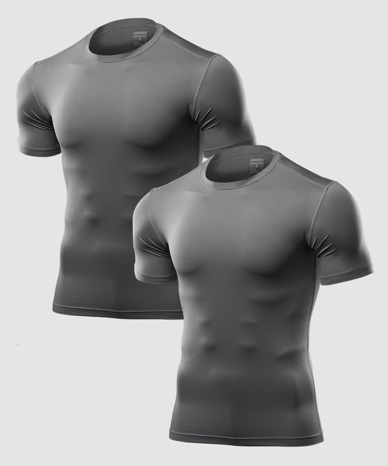 [2PACK] 언더레이어 무지 테크핏 반팔 상의 AR-51 (10컬러)