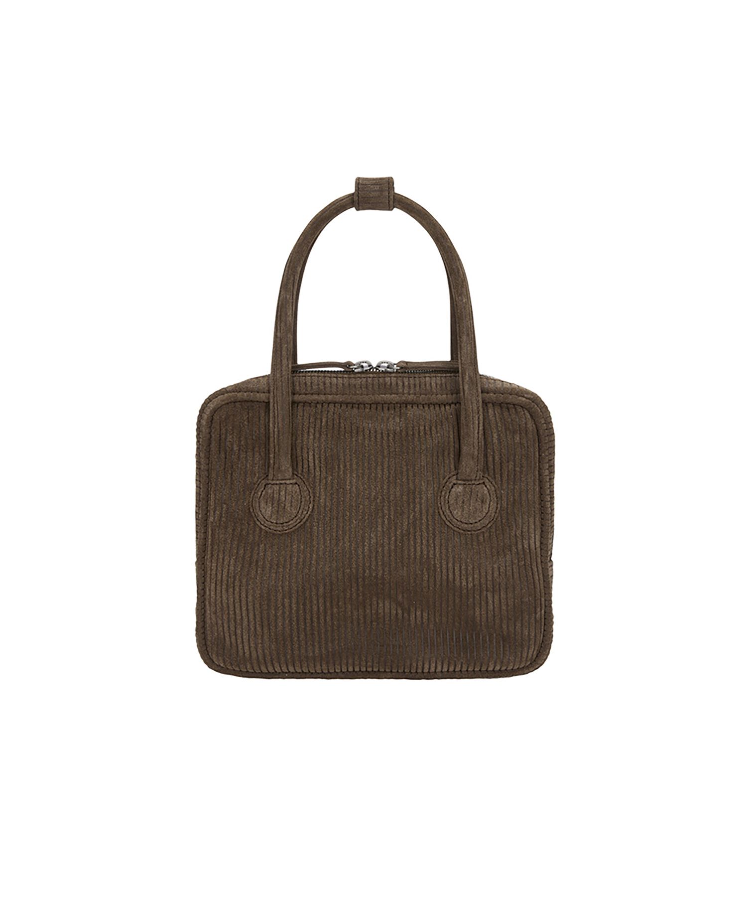 [Margesherwood ] / ☆ PIPING SLIM TOTE /cocoa corduroy suede MUSINSA | MARGESHERWOOD PIPING SLIM TOTE_cocoa corduroy suede