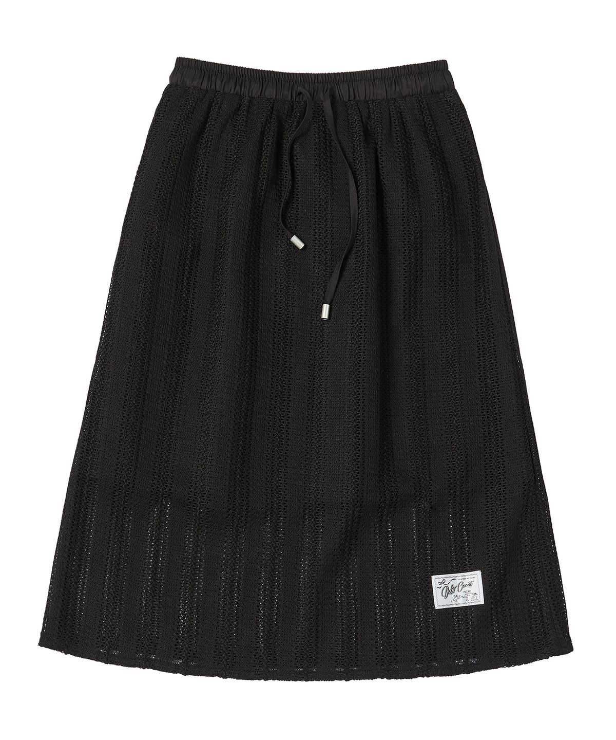 델리센트(DELICCENT) 레이스 스커트 [BLACK]