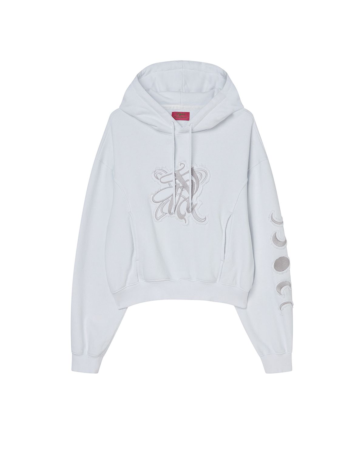 엔와이엑스엑스(NYXX) EMBLEM PATCH EMBROIDERY HOODIE WHITE