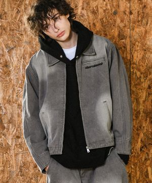 H.L WASHING WORK JACKET  CHARCOAL
