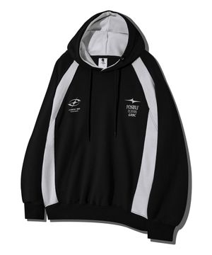 타이푼 스포티 배색 후드티 GHT-482