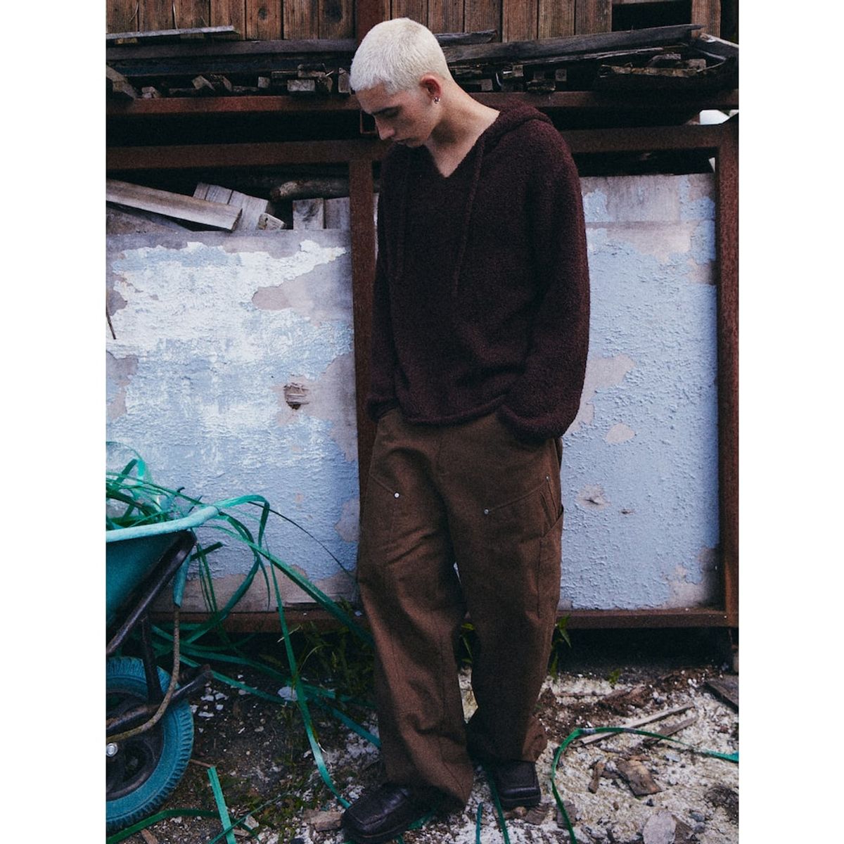 샌드 사운드(SAND SOUND) Carpenter Wide Pants  Brown