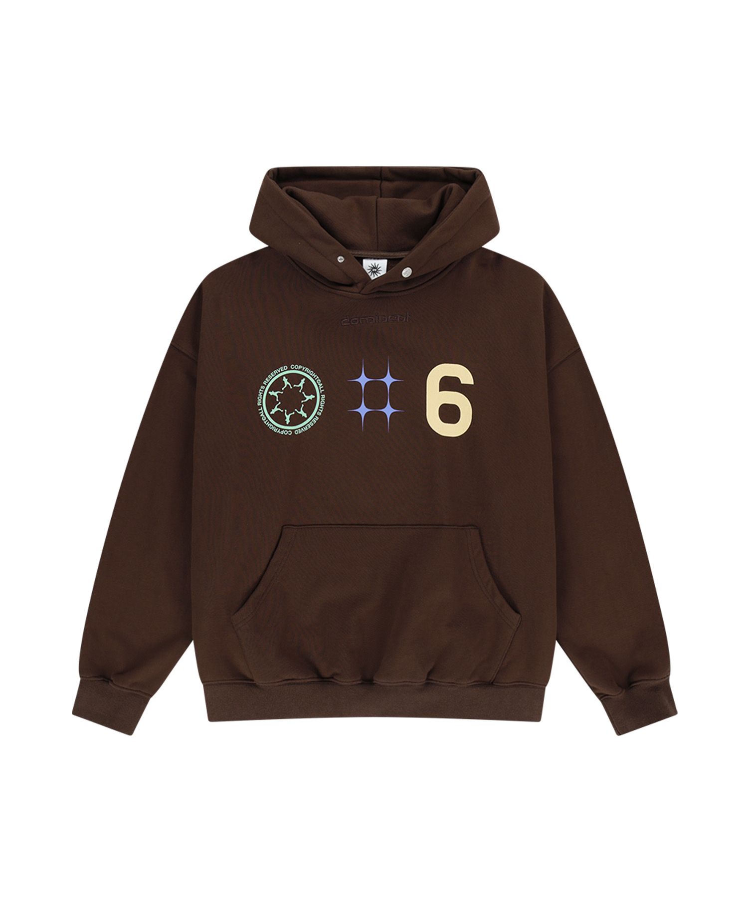 MUSINSA | DOMINANT Route 66 Hoodie Brown