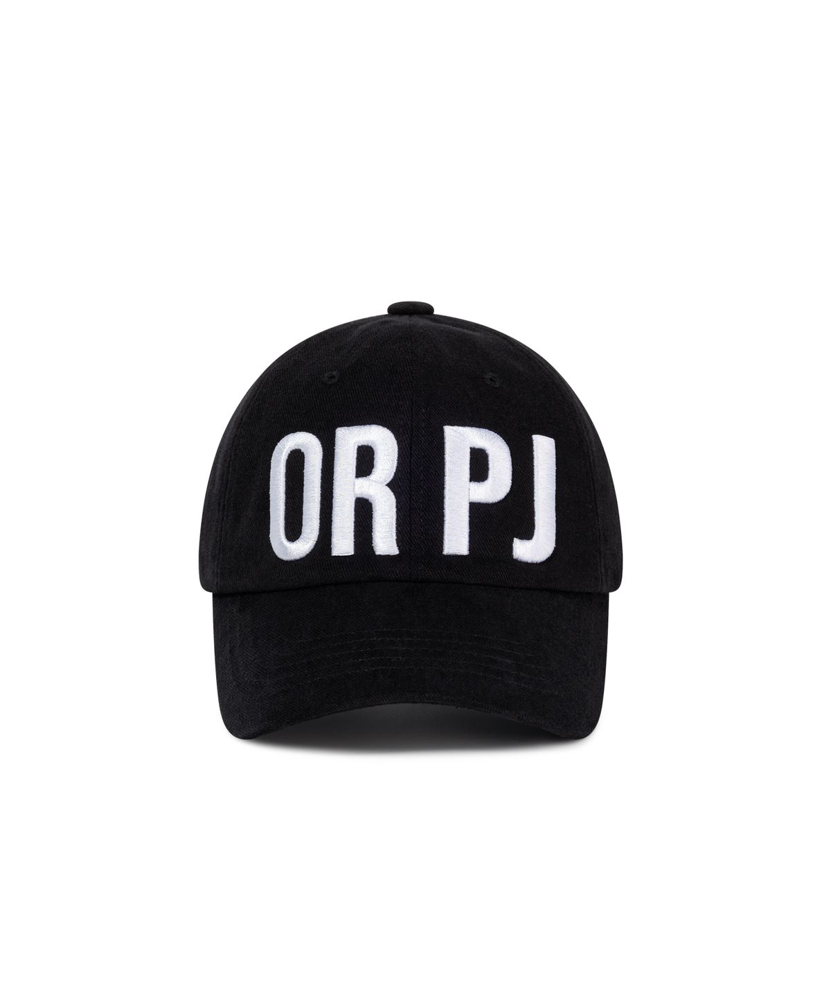 온리드프로젝트(ONRIDPROJECT) ORPJ 빅 로고 볼캡 - 블랙