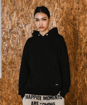 Small Logo Hoodie-Black