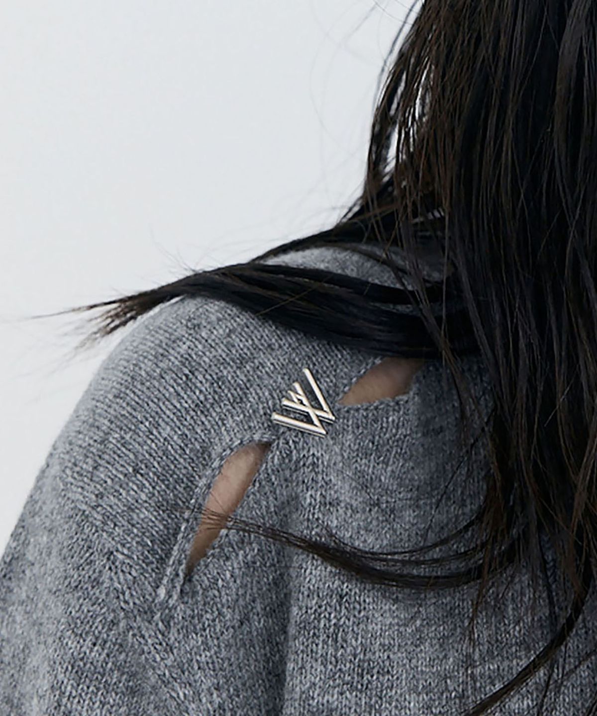 분더캄머(WNDERKAMMER) W-Logo Brooch_Silver(W 로고 브로치_실버)