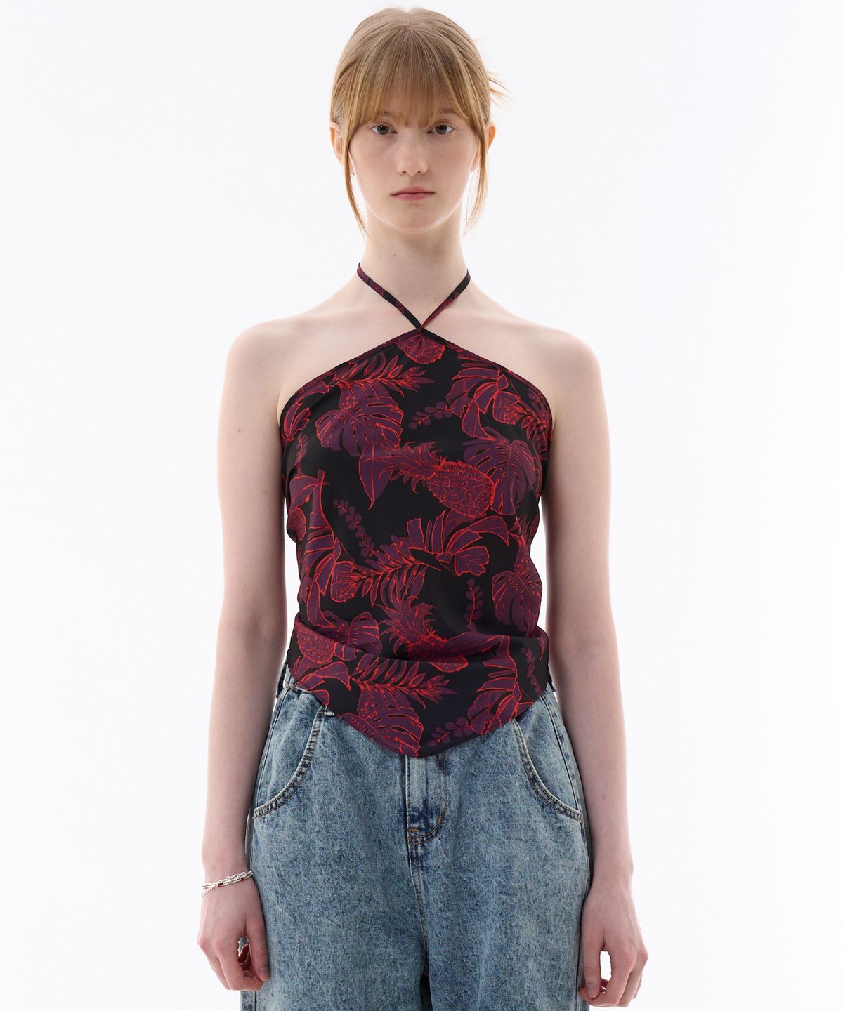 아리킴(ARIKIM) FINE HALTERNECK / BLACK