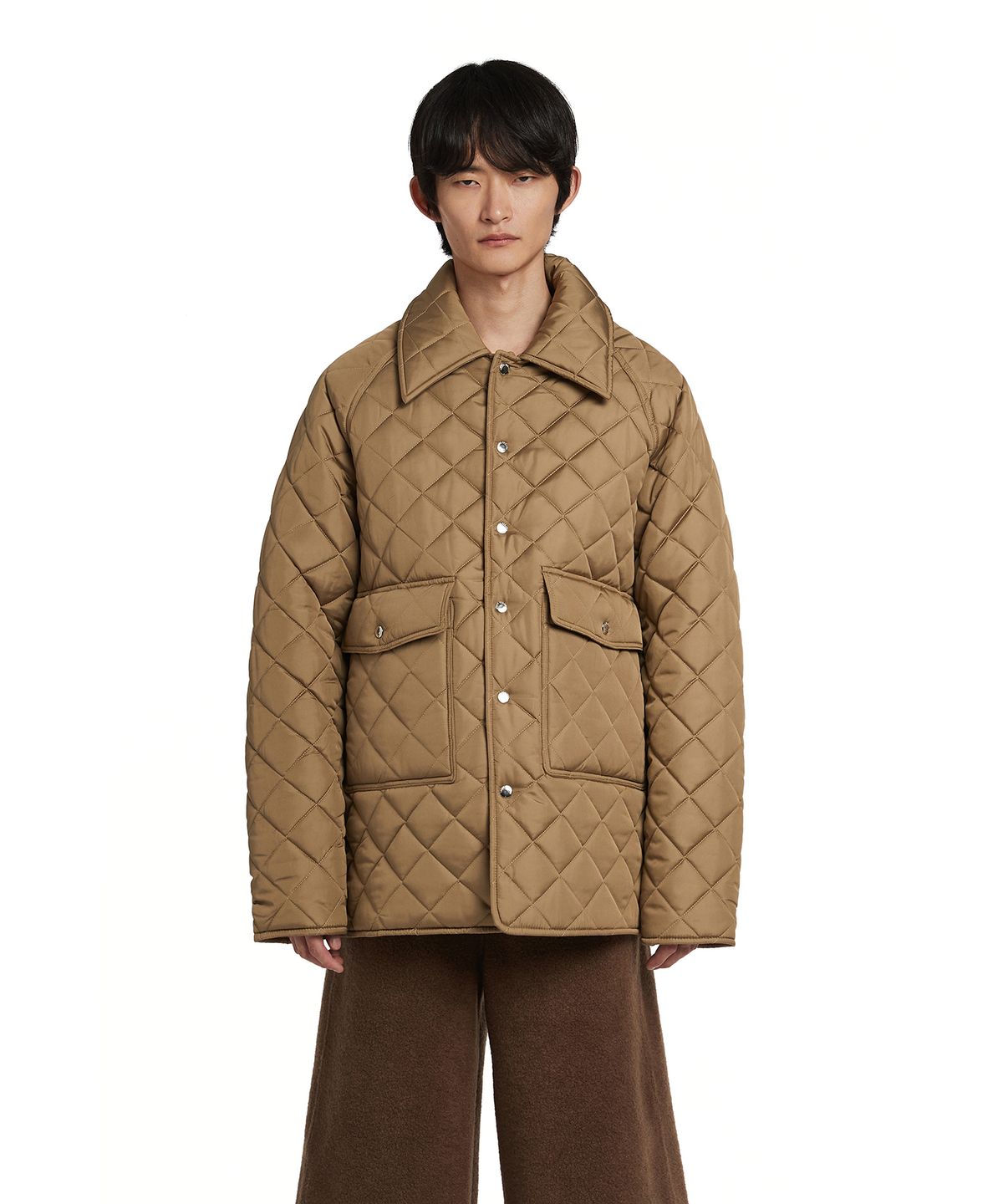 트렁크프로젝트(TRUNK PROJECT) Collar Quilted Jacket_Khaki