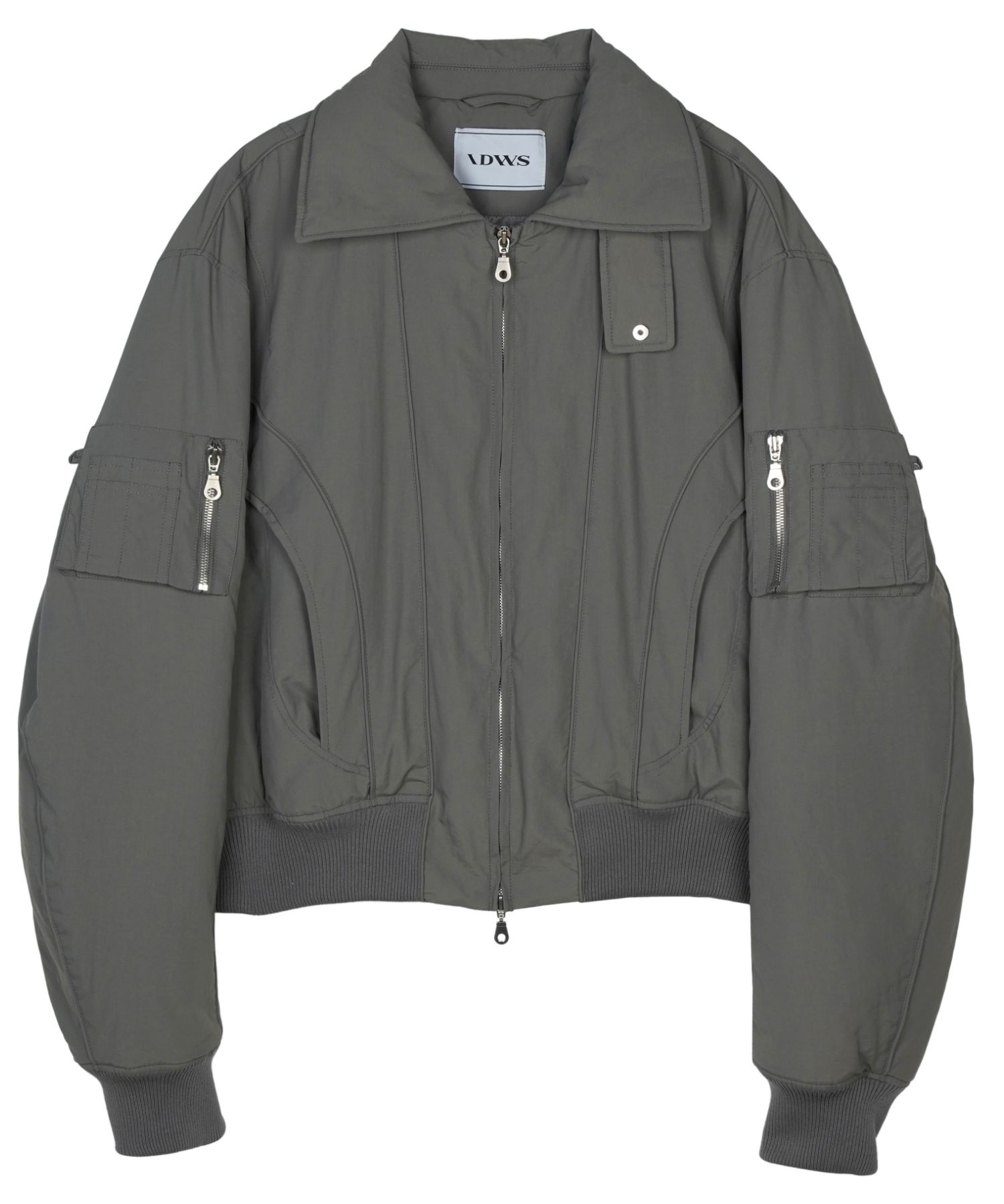 MUSINSA公式 | IDWS Solid High Neck Ma-1 Charcoal