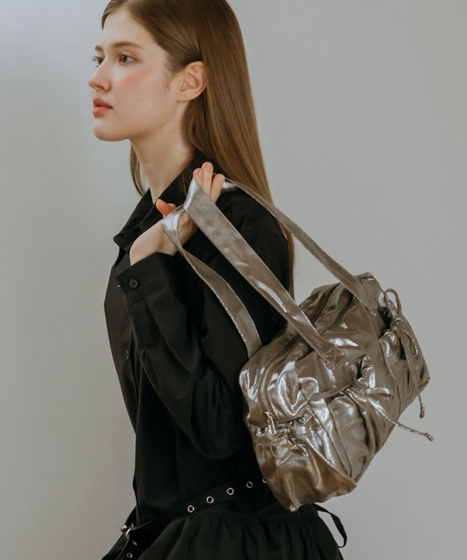 ショルダーバッグ・ポシェット MOIFAIRE POCKET SHIRRING RIBBON BAG BEGIE MUSINSA | MOIFAIRE POCKET SHIRRING RIBBON BAG / BEGIE
