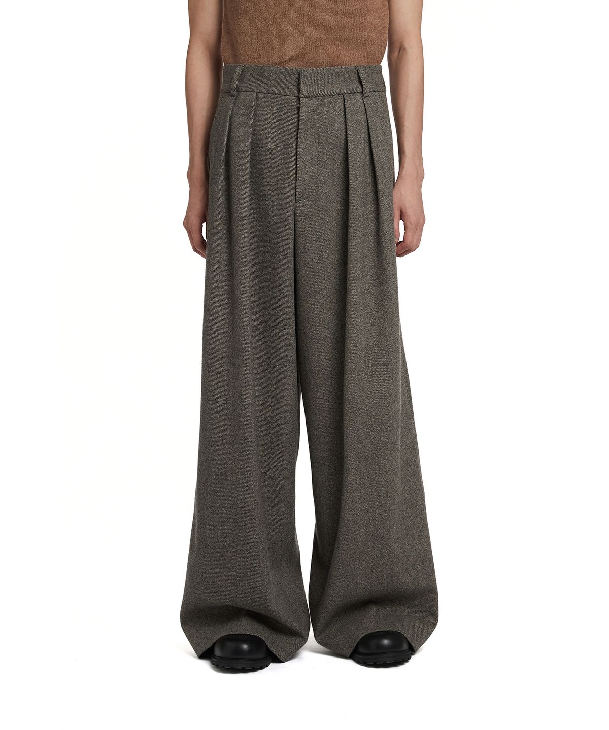 트렁크프로젝트(TRUNK PROJECT) Pleated Trousers_Grey