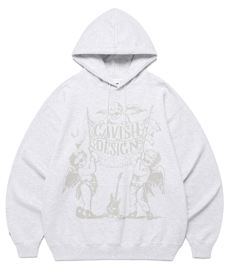 FLAG ANGELS HOODIE LIGHT GREY(CV2EFUM403A)