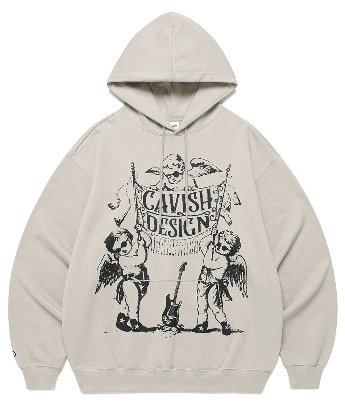 카비시(CAVISH) FLAG ANGELS HOODIE ASH(CV2EFUM403A)
