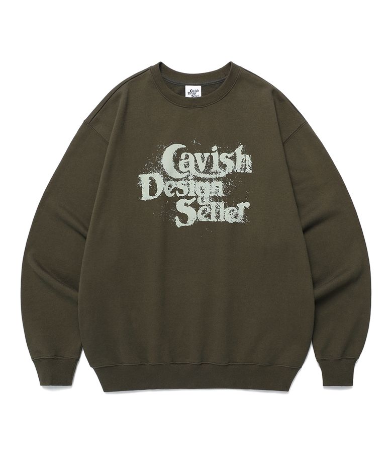 DUST SELLER LOGO SWEATSHIRT OLIVE(CV2EFUM442A)