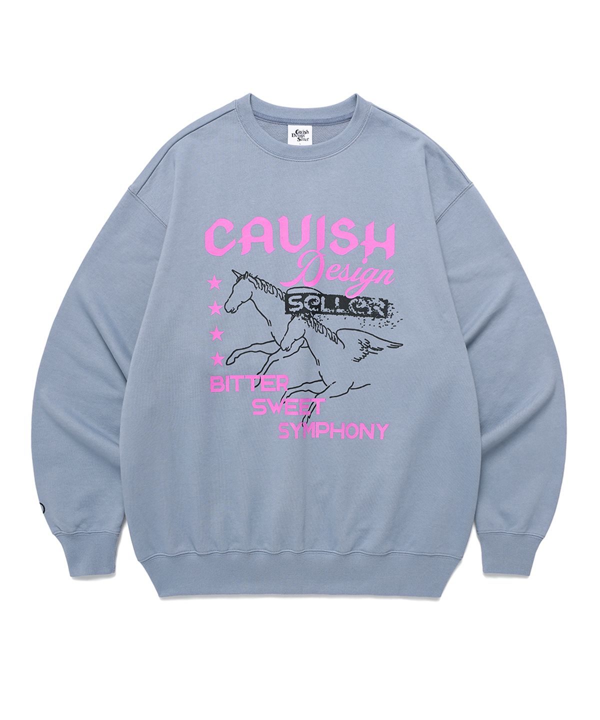 카비시(CAVISH) UNICORN SWEATSHIRT BLUE(CV2EFUM443A)
