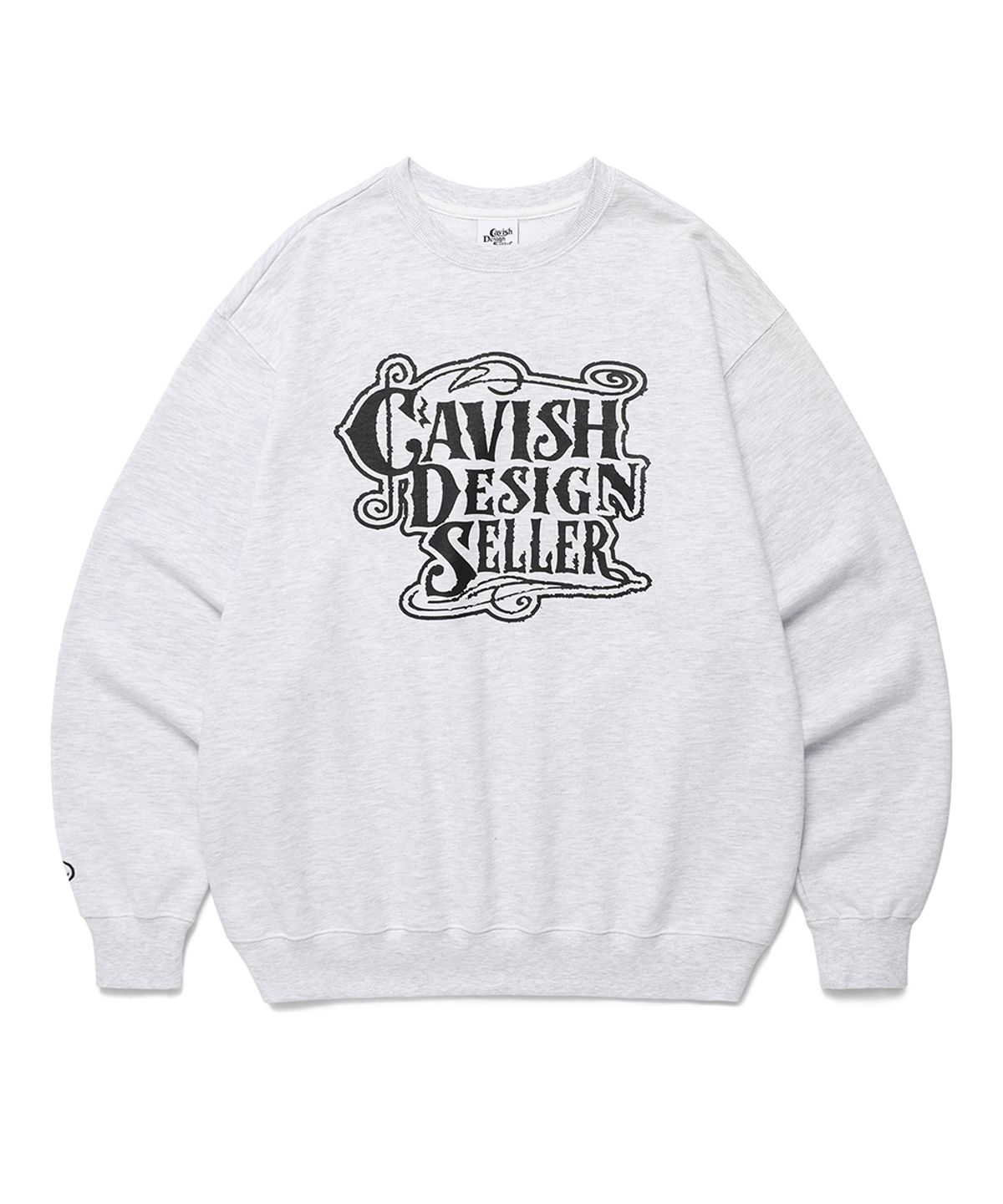 카비시(CAVISH) CLEF SWEATSHIRT LIGHT GREY(CV2EFUM444A)