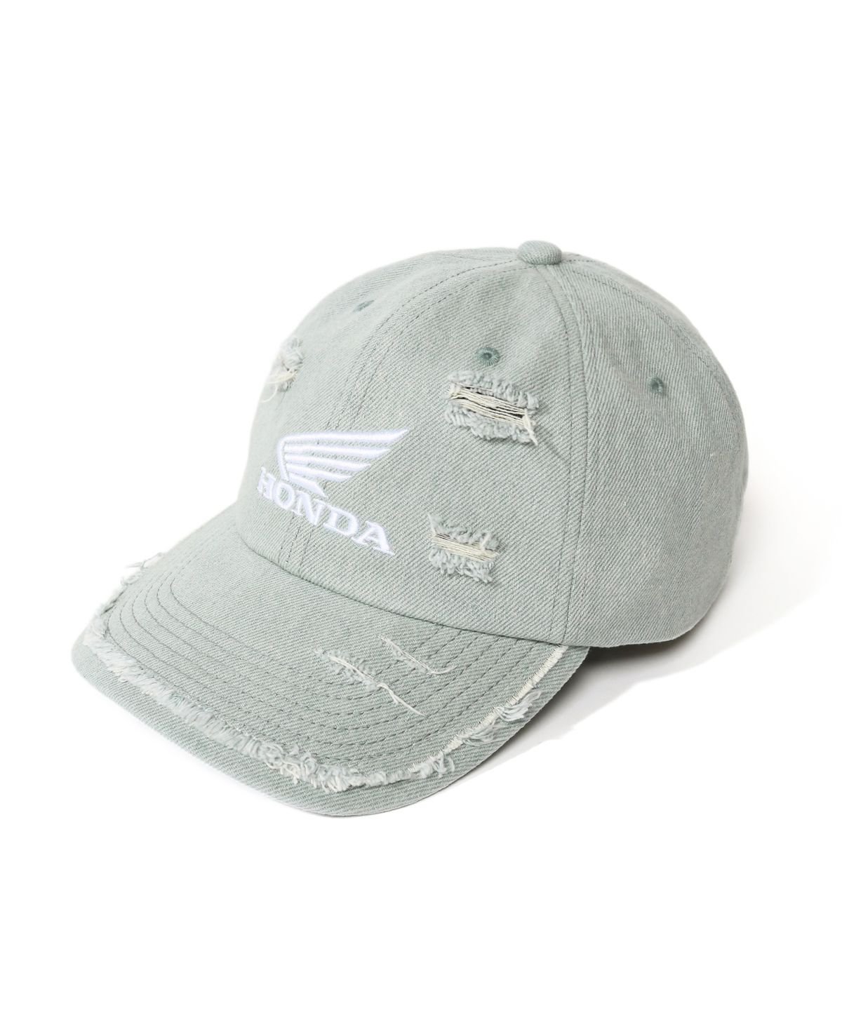 핍스 모터사이클(PHYPS MOTORCYCLE) Destroyed Washed Cap Blue