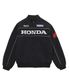 Piping Motorcycle Blouson Jacket Black