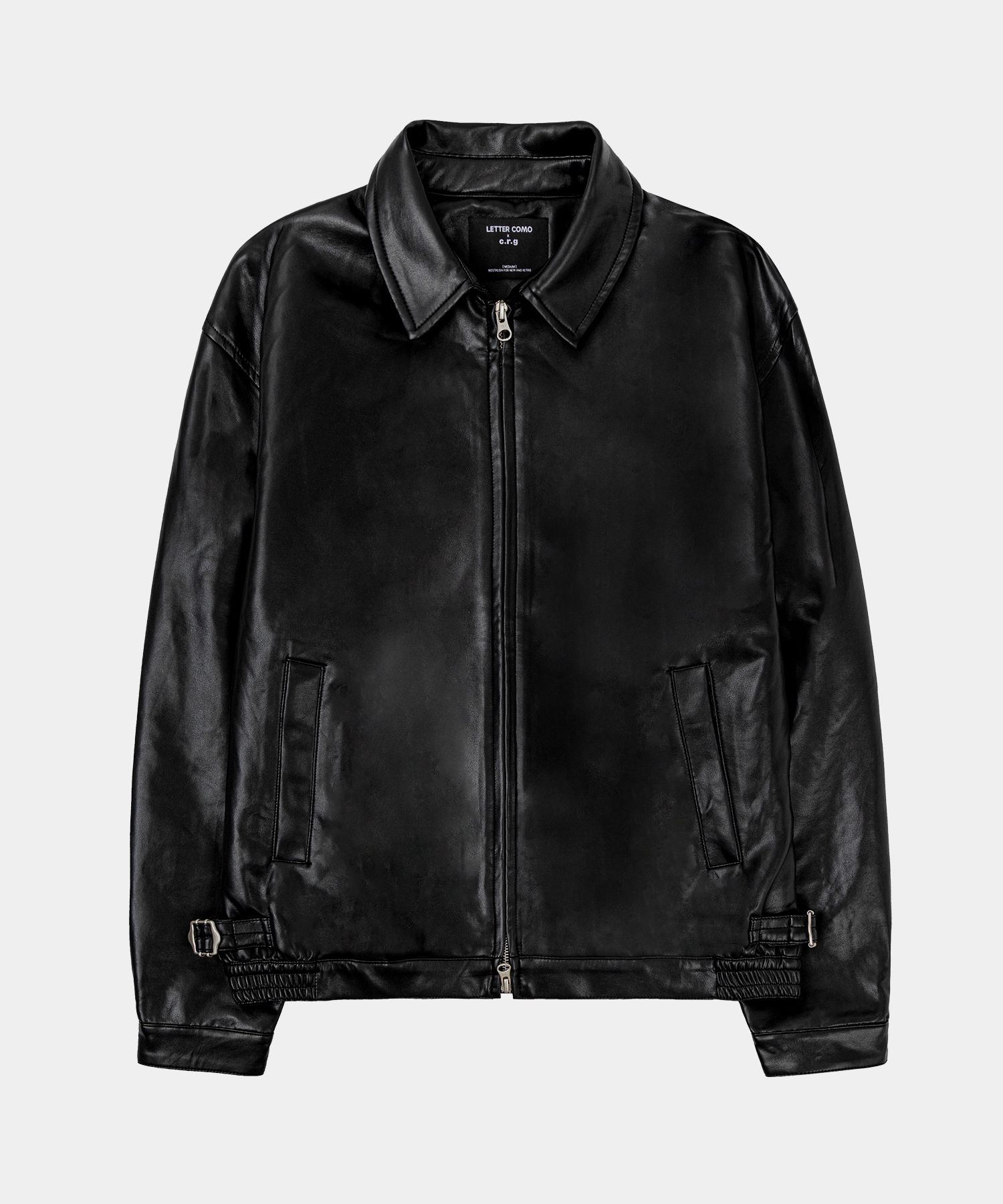 MUSINSA LETTERCOMO Celine leather single jacket