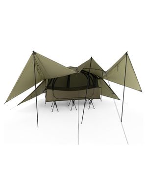 택티컬 코트 텐트 솔로 하이 타프 플라이 - 밀러터리 탄 / 10002873