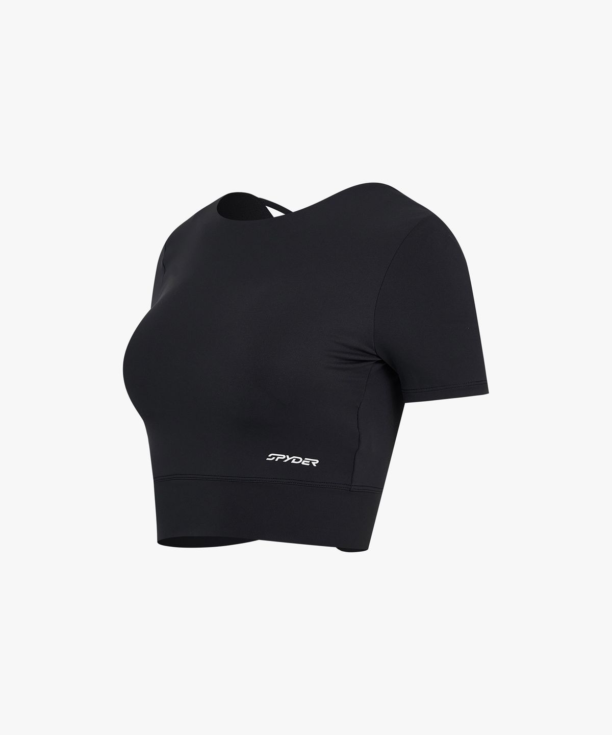 스파이더(SPYDER) 우먼스 캡 내장 크랍탑 SPJFCNRS252WBLK