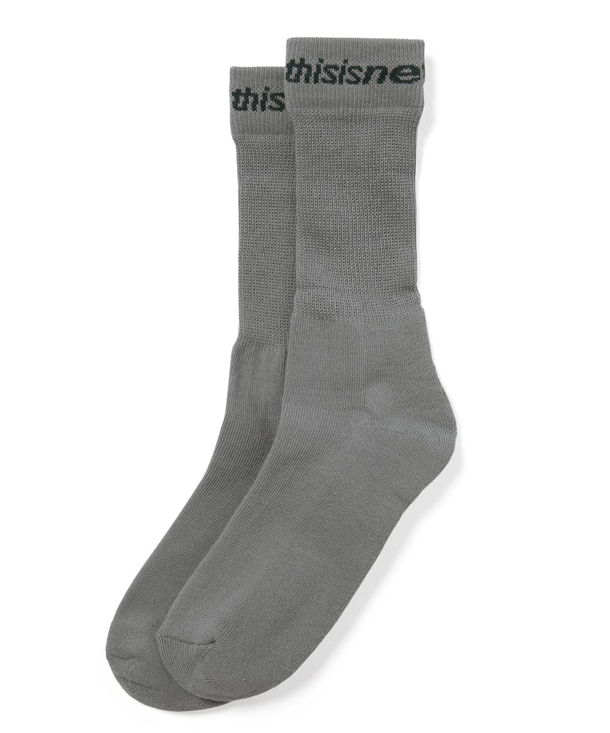 디스이즈네버댓(THISISNEVERTHAT) D/SP-Logo Socks Charcoal