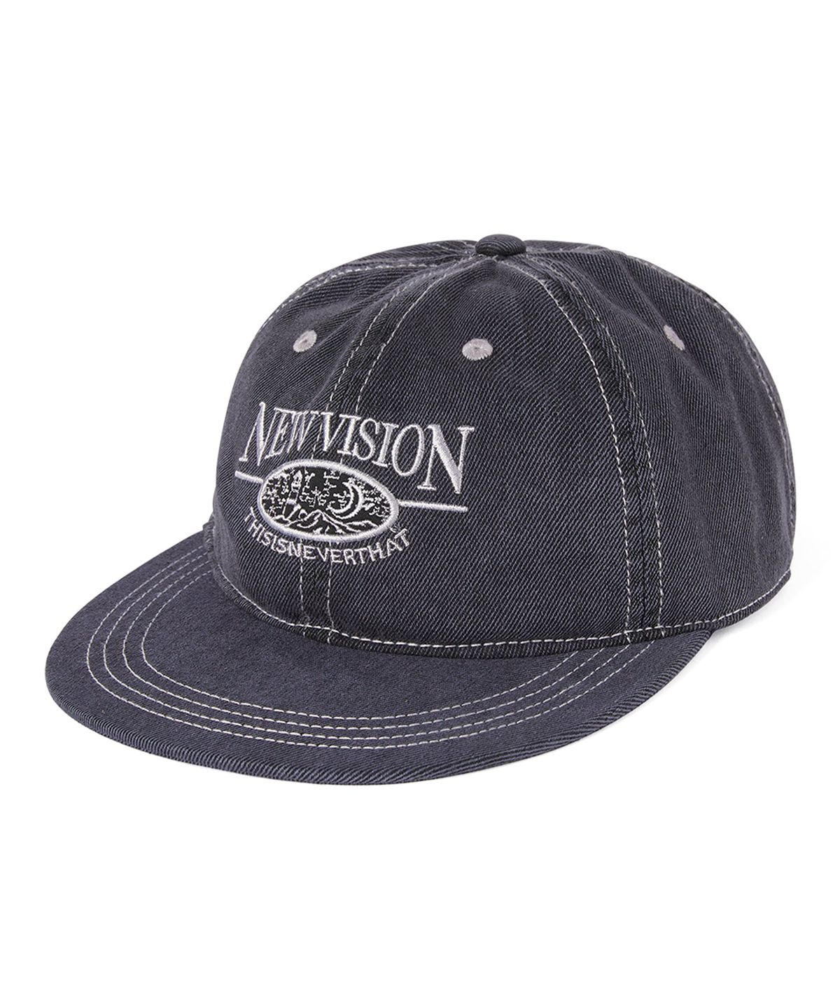 디스이즈네버댓(THISISNEVERTHAT) Overdyed NEW VISION Cap Navy