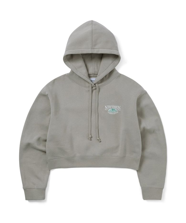 NEW VISION W Hoodie Deep Beige
