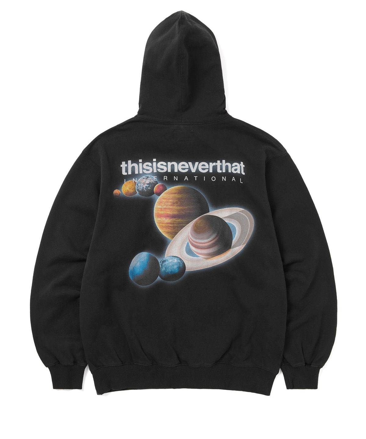디스이즈네버댓(THISISNEVERTHAT) Solar System Hoodie Black