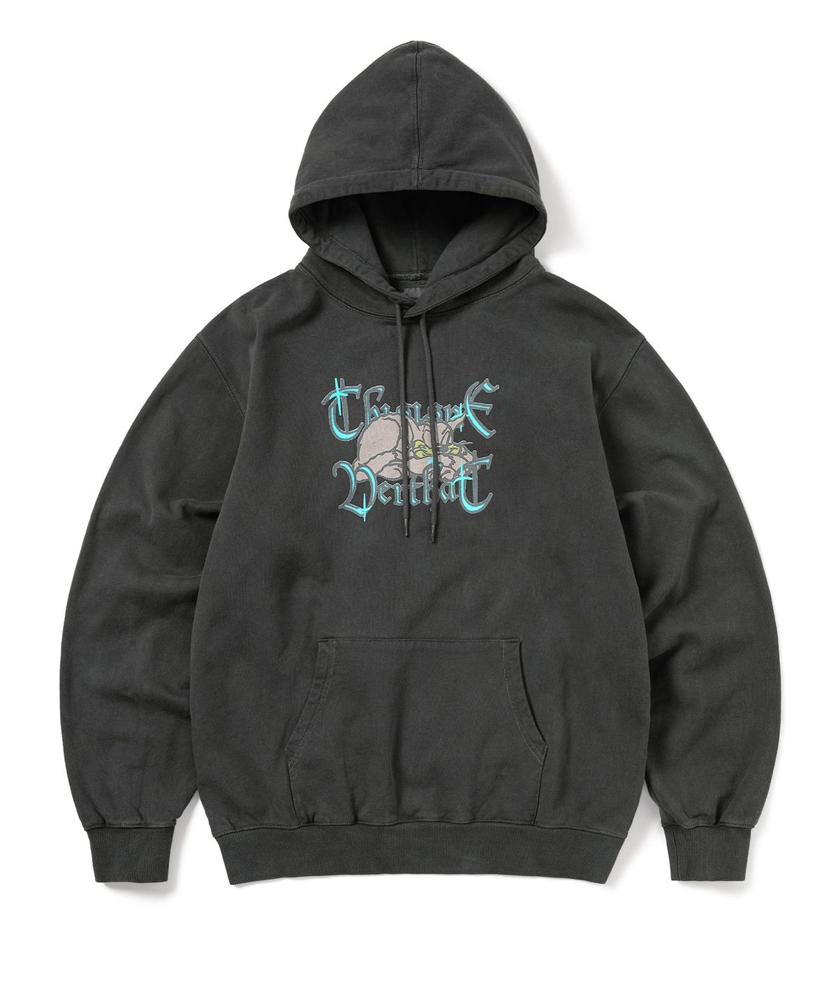 디스이즈네버댓(THISISNEVERTHAT) Sleepy Cat Hoodie Charcoal