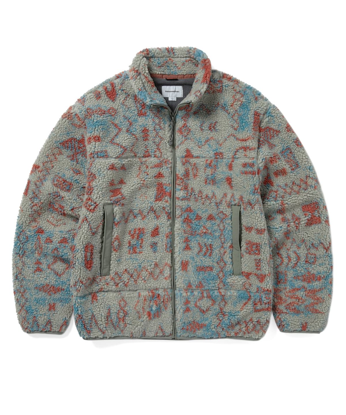 디스이즈네버댓(THISISNEVERTHAT) T Sherpa Fleece Jacket Stone