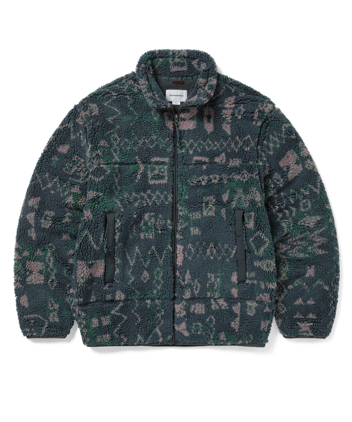 디스이즈네버댓(THISISNEVERTHAT) T Sherpa Fleece Jacket Navy