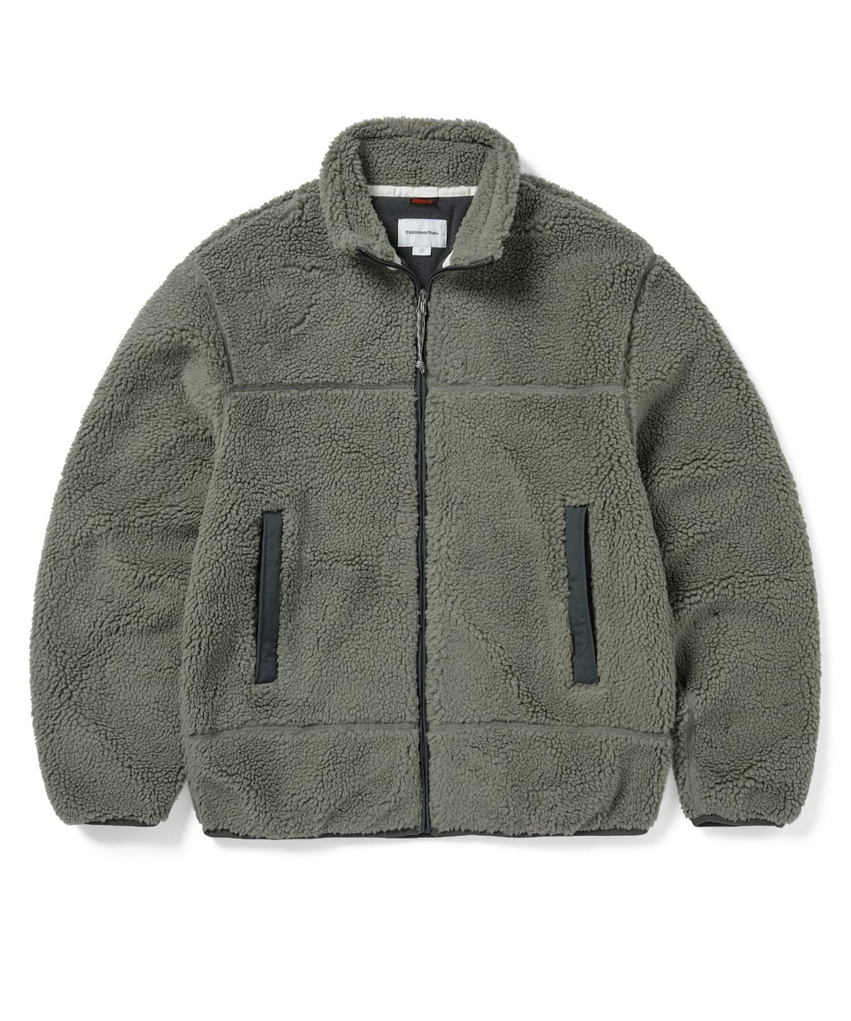 디스이즈네버댓(THISISNEVERTHAT) T Sherpa Fleece Jacket Grey