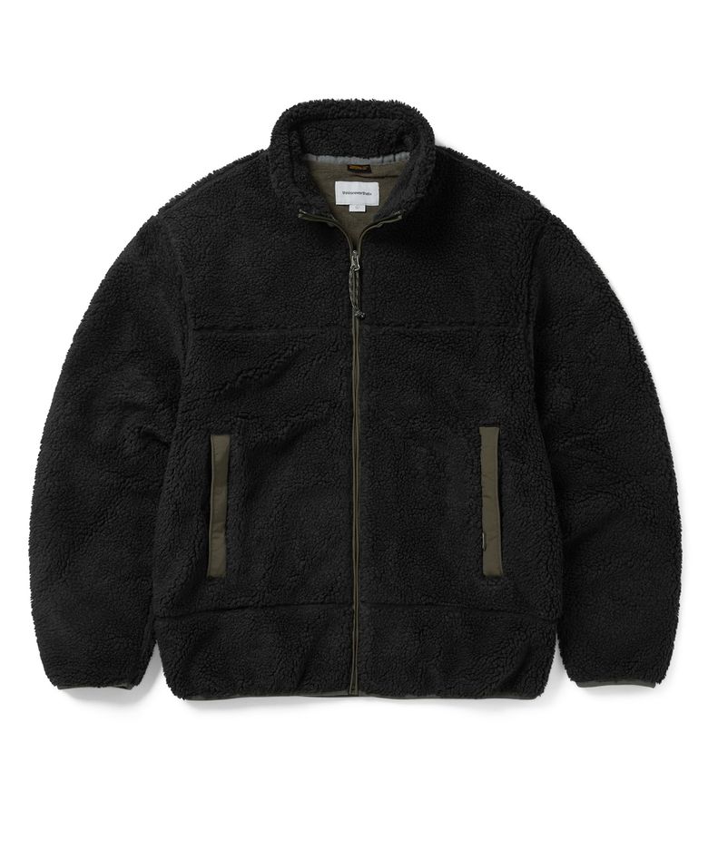 T Sherpa Fleece Jacket Black