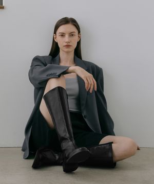 보미르 라운드 롱부츠 (4cm)