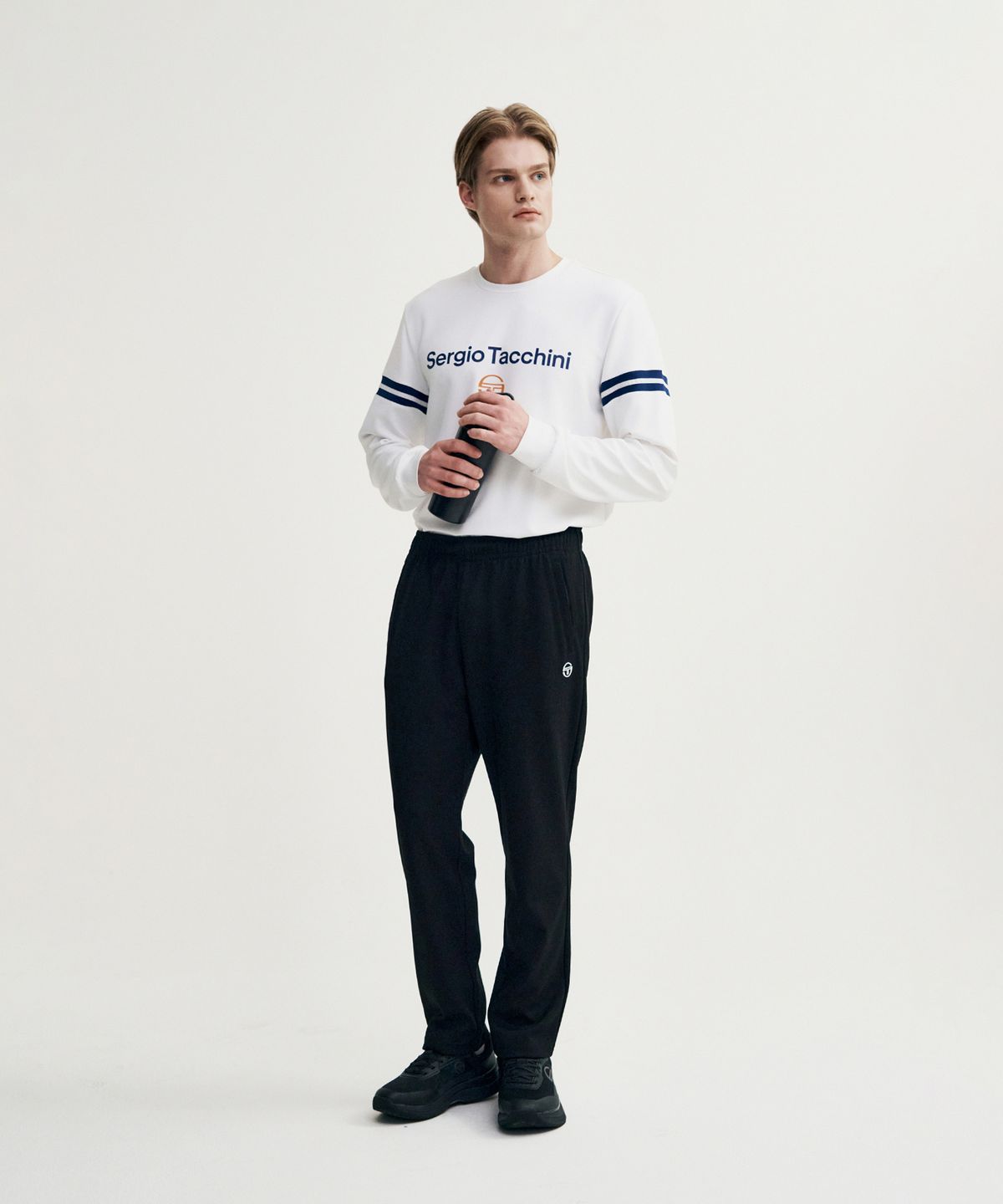 세르지오 타키니(SERGIO TACCHINI) M 에센셜 오라이언 슬림 스트레이트 팬츠 (Black)