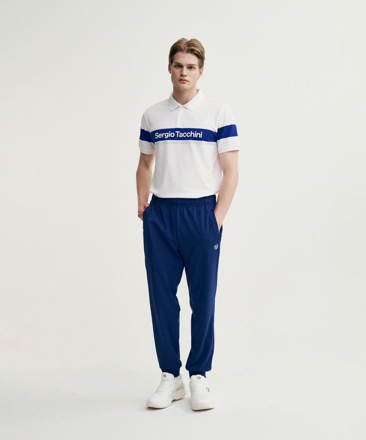 세르지오 타키니(SERGIO TACCHINI) M 에센셜 오라이언 스포티 조거 팬츠 (Navy)
