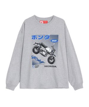 Honda Anime Monky 125 Long sleeve_Gray