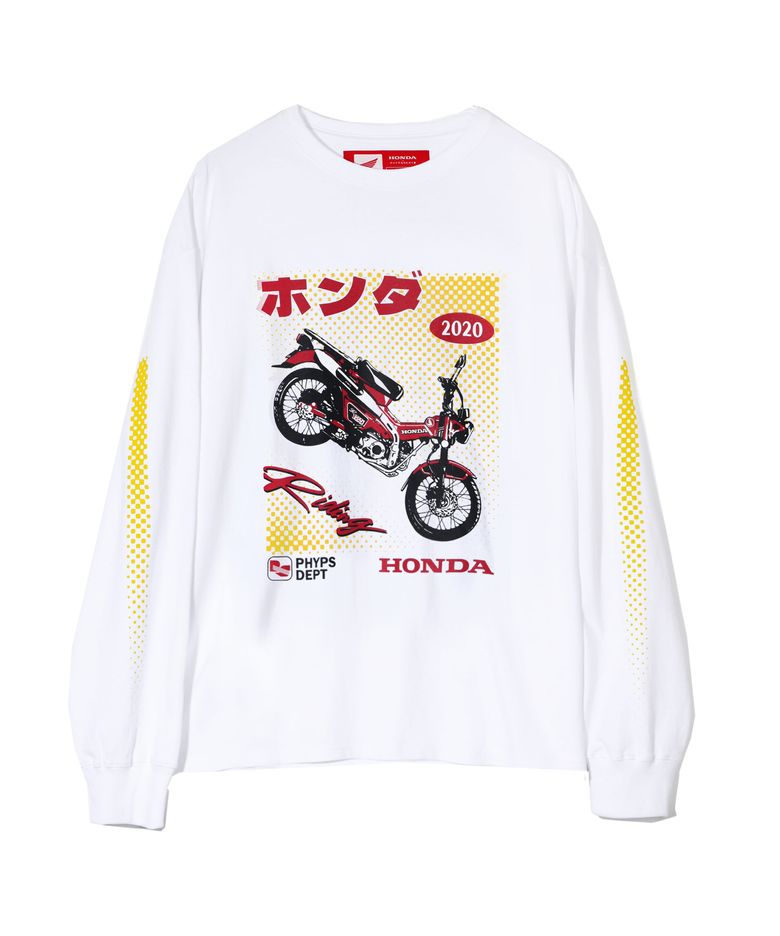 Honda Anime Hunter Cub Long sleeve_White