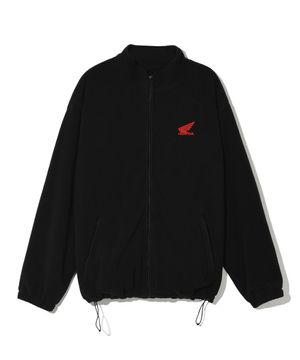 Honda Original Wing logo Fleece Jacket Black