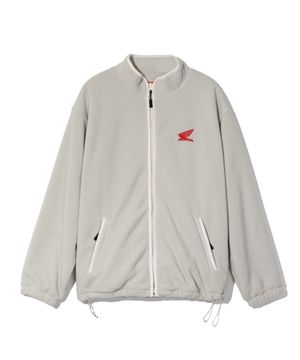 Honda Original Wing logo Fleece Jacket Beige