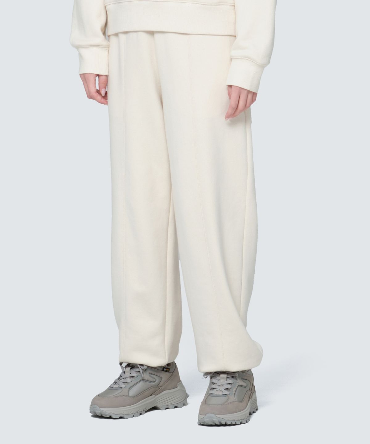 스노우피크 어패럴(SNOWPEAK APPAREL) 랜드 여성 조거 팬츠 (S24FWFFP61) Cream