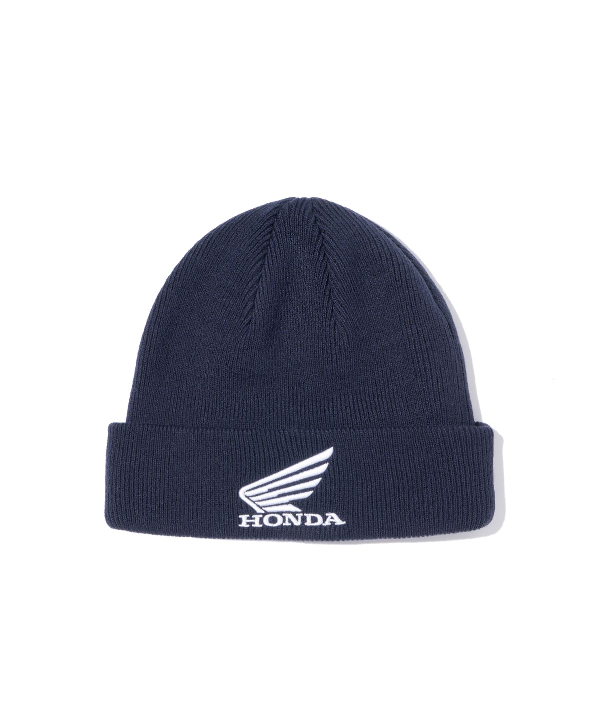 핍스 모터사이클(PHYPS MOTORCYCLE) Honda Original Wing logo Roll up Beanie_Navy
